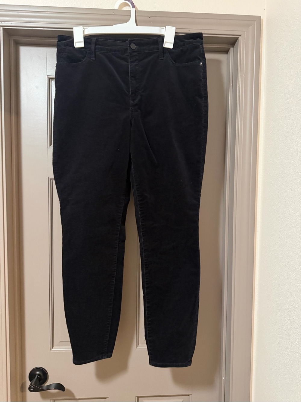Talbots Black Corduroy Jeggings Size 10